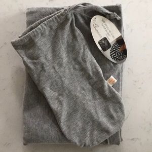 loop-dee solid gray infinity nursing scarf